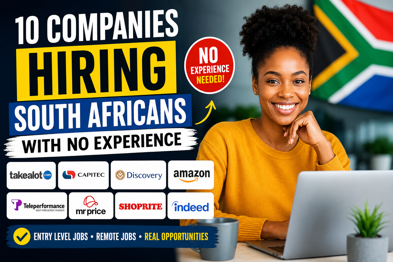 10 Companies Hiring South Africans With No Experience Right Now